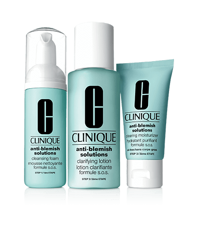3-Ступенчатая Система для ухода за проблемной кожей Anti-Blemish Solutions™ 3-Step System от CLINIQUE 3-Ступенчатая Система для ухода за проблемной кожей Anti-Blemish Solutions™ 3-Step System от CLINIQUE