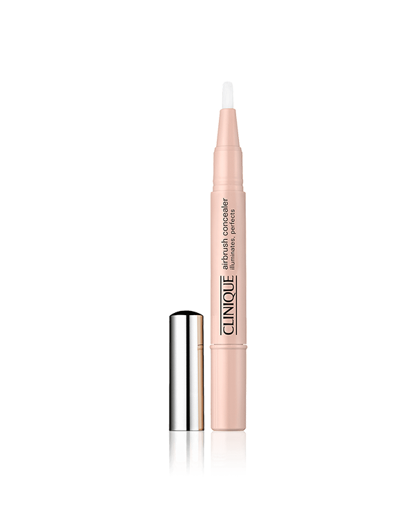 Маскирующее средство с кисточкой Airbrush Concealer™, Моментально маскирует мелкие и глубокие морщины. Отражающие свет частицы скрывают темные участки. Кремовая, легкая формула в проточном карандаше с кисточкой. Протестирована офтальмологами.