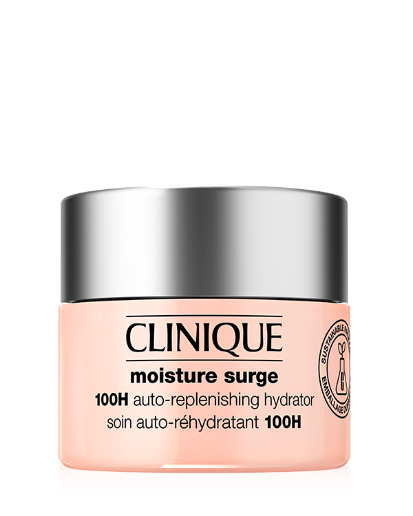 Интенсивно увлажняющий гель-крем на 100 часов Moisture Surge™, Освежающий обезжиренный гель-крем глубоко проникает в кожу и действует на протяжении ста часов.